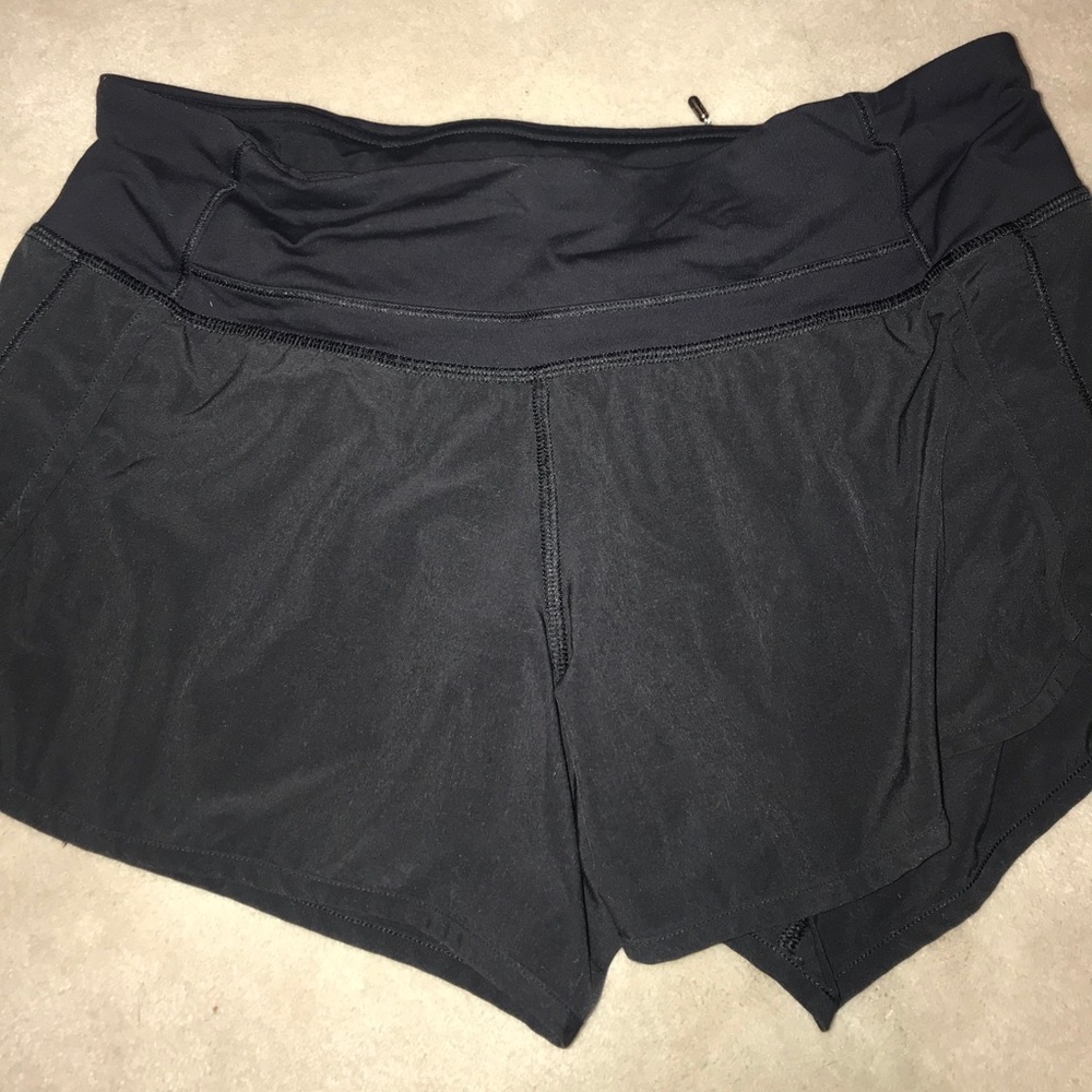 Black lululemon shorts